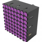 Customized Flip Dot Display Screen 15mm 8x8 Dot 120 Degree Beam Angle