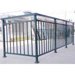 Heat Treated 3m High Wrought Iron Steel Fence ISO14001 for sale