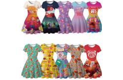 China Children's Dress Clothing Children's Anime Dress Cartoon Princess Dress supplier