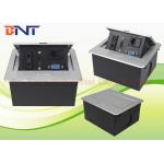 Multi - functional Desk Pop Up Sockets / HDMI Desktop Power Socket Box 138 * 130 * 3mm for sale