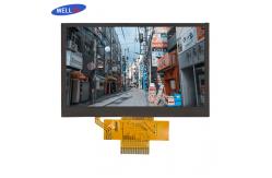 China 4.3'' HD Tft Display High Resolution Compact With 24bit RGB Interface supplier