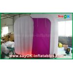 Inflatable Photo Studio Purple Color Dome Inflatable Igloo Tent , Inflatable Photobooth 3mLx2mWx2.3mH for sale