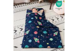 China Rectangular Preschool Sleeping Mats Foldable With Removable Pillow supplier