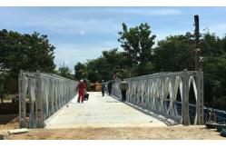 China High Reliable Temporary Steel Pedestrian Q345B Prefabricated Steel Material supplier