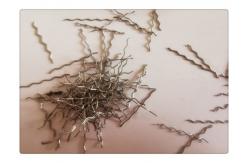 China Cold Drawn Micro Steel Fiber 304 Stainless Waved For Segment supplier