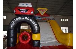 China inflatable kdis car toy bouncer jumping for sale supplier