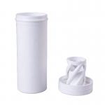 Plastic PP Tubes with Spiral lids for the packaging of effervescent tablets supplements for sale