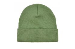 China Embroidery Pattern 58CM Knit Beanie Hats With Custom Logo supplier