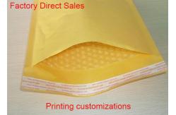 China High Frequency Heat Seal Kraft Paper Bubble Mailers Matt Surface Eco - Friendly supplier