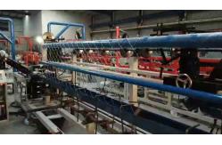 China High output and low price 3m automatic double wire chain fence machine supplier
