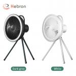 10000mAh USB Rechargeable Fan Outdoor Camping Fan With LED Light / Hanging Hook for sale