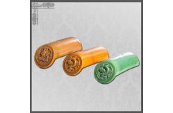 China Kaolin Clay Handmade Plain Tiles Yellow Glazed Terracotta Chinese Temple Pagoda supplier