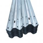 Powder Coated W Beam Guardrail Traffic Safety Barrier with and Customized Zinc Coating for sale