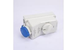 China IP44 3P 16A 220V Industrial Mechanical Interlock Switch Socket 6H supplier