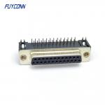 25pin Female DB Connector Right Angle PCB D-SUB Connector (8.08mm) for sale