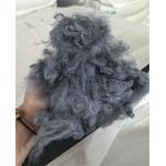 Recycled Polyester Staple Fiber 2.5D 51mm Dark Gray Low Moisture Absorption for sale