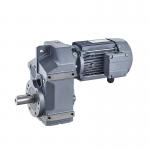 1000rpm F37 Parallel Shaft Helical Gearbox Bevel Reducer Motor for sale