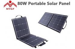 China 80W Portable Foldable Solar Panel Convenient Carry Bag IP67 Rated Junction Box supplier