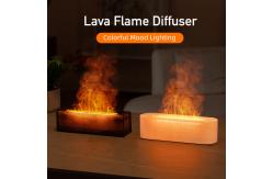 China Lava Rainbow Flame Aroma Diffuser USB Powered Home Atmosphere Light supplier
