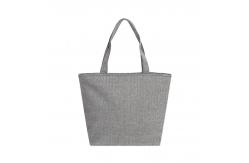China Daisy Pattern Waterproof Reusable Grocery Tote Open Bucket Shoulder Shopping Bag supplier