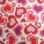 Romantic Heart Valentine Paper Napkins , 2-3ply Decorative Serviettes for sale
