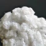 High-Crimp Polyester Staple Fiber for Fabric in White/Black/Grey/Colorful for sale