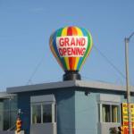 Giant ground helium inflatable advertising balloon for event promotion grand letter