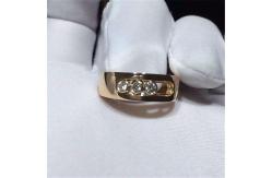 China  diamonds ring  18kt  gold   with yellow gold or white gold supplier