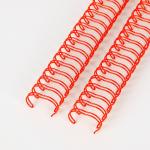 100 sheets 1/2'' Metallic Double Wire Rings Twin Loop Spiral Wire O For Calendar for sale