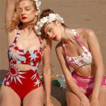Swimming Pool Upf 50 One Piece Ladies Suit High Elasticity for sale