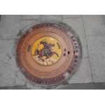 Ductile Iron Painted Round Manhole Cover Pressure Grade Class 250