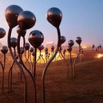 SGS Certified 316 Stainless Steel Sculpture Outdoor Unique for sale