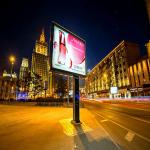 Outdoor Waterproof RGB LED Display Flexible Screen P4.81 Curved High Resolution for sale