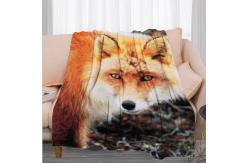 China Hypoallergenic Fuzzy Flannel Plush Blanket 100% Polyester For Home supplier