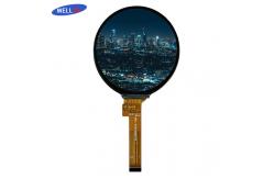 China Seamless Visuals Round LCD Monitor with 2 White LED Backlight supplier