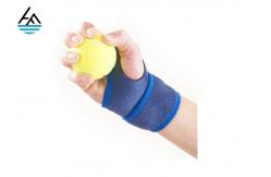 China Bule Weightlifting Wrist Wrap Wrist Bandage  With Hand Grips Pads supplier