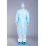 Anti Static 25Gsm Elastic Cuff Pp Pe Isolation Gown for sale