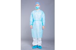 China Anti Static 25Gsm Elastic Cuff Pp Pe Isolation Gown supplier