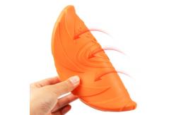 China Pet Frisbee Toy Interactive Training Toys Soft Rubber Dog Toys supplier