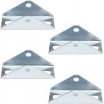Adjustable Carbon Steel Plating Roof Rack Mounting Brackets for Heavy Duty Roof Panels for sale