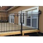 8FT Galvanized Wrought Iron Fence Q235 Steel For Residential for sale