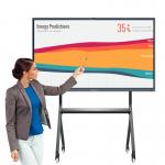 Smart Interactive Whiteboard 65'' Intelligent Interactive Flat Panel For Office / School for sale