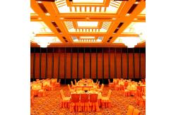 China Internal Cubicle Sliding Floor To Ceiling Partitions Wall For Banquet Hall supplier
