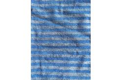 China 160cm Width Warp Knitting Blue Eight Grid Microfiber Cleaning Cloth SGS supplier