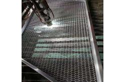 China Anti Slip Raised Expanded Metal Mesh Heavy Duty Hexagon For Platform supplier