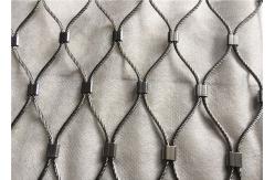 China Ferrule SS Zoo Aviary Mesh Netting 1.6mm Wire Diameter Polished Surface supplier