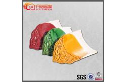China Kaolin Clay Handmade Plain Tiles Yellow Glazed Terracotta Chinese Temple Pagoda supplier