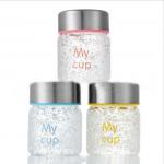 QZH ISO9001 Bird Nest Custom Printed Glass Jars Transparent Personalised 60*80mm for sale