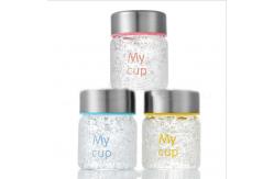 China QZH ISO9001 Bird Nest Custom Printed Glass Jars Transparent Personalised 60*80mm supplier