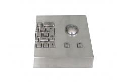 China FCC Industrial Metal Desktop Keyboard 20mA With Hand Touched Mechanical Keys supplier